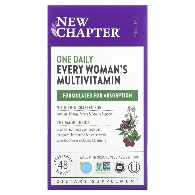 New Chapter Мультивитамины для каждой женщин, 48 таблеток