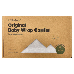 KeaBabies, Original Baby Wrap-перевозчик, для детей в возрасте 0–36 месяцев, каменно-серый, 1 шт.