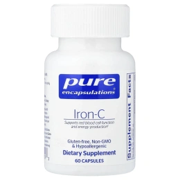 Pure Encapsulations, Iron-C, 60 капсул