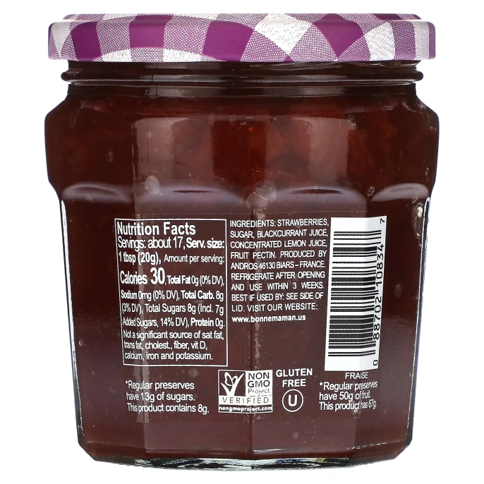 Bonne Maman, Спред с клубникой, 335 г (11,8 унции)