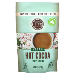 Coconut Cloud, Vegan Hot Cocoa, перечная мята, 198 г (7 унций)