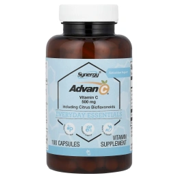 Vitacost, Synergy®, Advan-C®, с цитрусовыми биофлавоноидами, 100 капсул