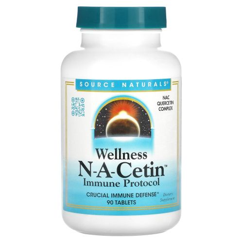 Source Naturals, Wellness NA-Cetin`` 90 таблеток