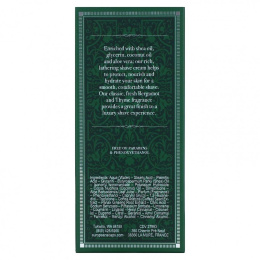 European Soaps, Крем для бритья, бергамот и чабрец, 75 мл (2,5 жидк. Унции)