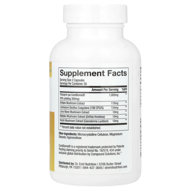 Dr. Emil Nutrition, Total Gut Complex, 60 капсул