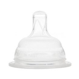 Playtex Baby, NaturaLatch, 2 силиконовые соски с быстрым потоком, от 3 до 6 и более месяцев