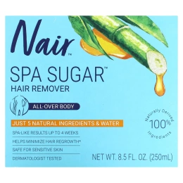 Nair, Средство для удаления волос, спа-сахар, 250 мл (8,5 жидк. унц.)