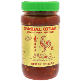 Huy Fong Foods Inc., Sambal Oelek, свежая паста чили, 8 унций (226 г)