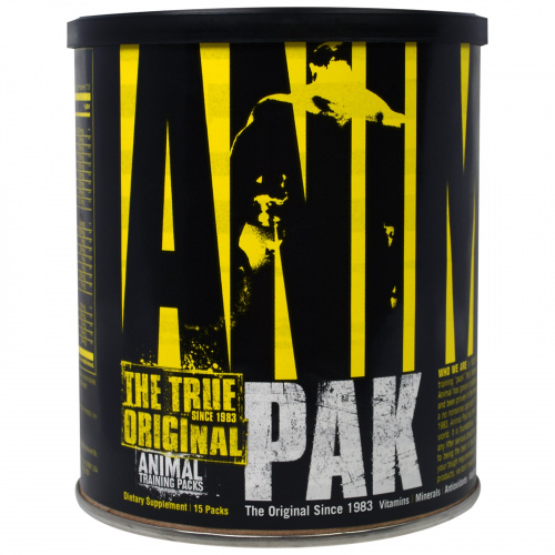 Universal Nutrition, Animal Pak, Добавка для тренировок, 15 пакетиков