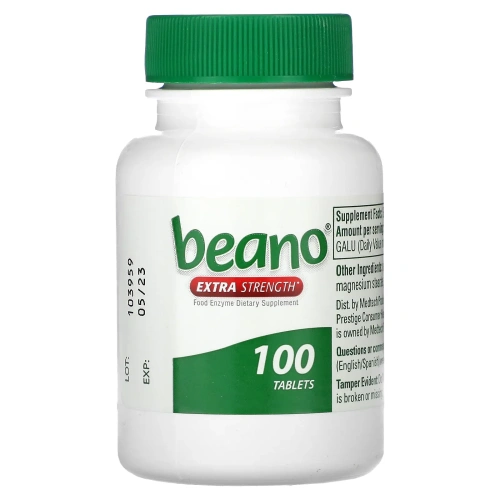 Beano, повышенная сила действия, 100 таблеток