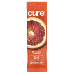 Cure Hydration, Смесь для приготовления электролитов, красный апельсин, 14 пакетиков по 7,7 г (0,27 унции)