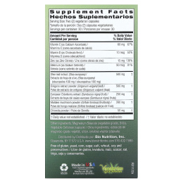 Bio Nutrition, Immune Wellness, листья оливы и орегано, 60 вегетарианских капсул