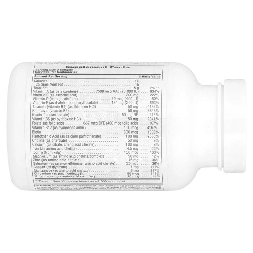 Nature's Plus, Восстановление, мультивитаминная и минеральная добавка, 90 гелевых капсул