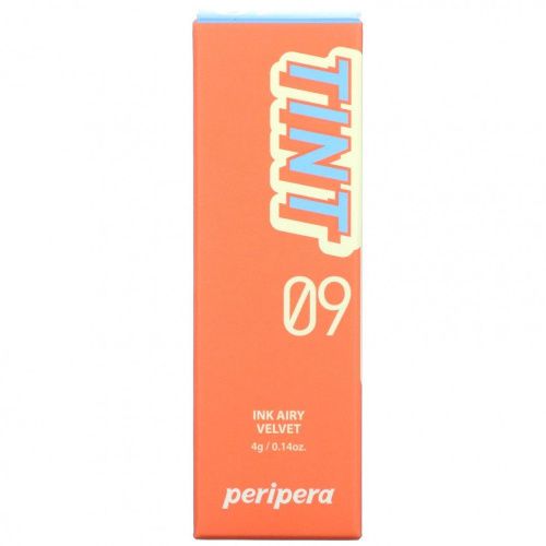 Peripera, Тинт для губ Ink Airy Velvet, 09, коралловый, 100 точек, 4 г (0,14 унции)