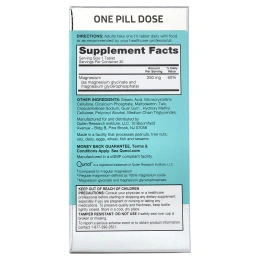 Qunol, Ultra Magnesium, 250 мг, 30 таблеток, покрытых оболочкой