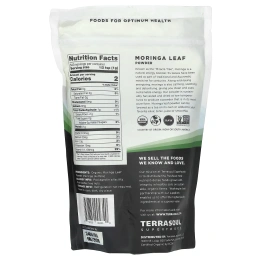 Terrasoul Superfoods, порошок из листьев моринги, Miracle Tree, 340 г (12 унций)