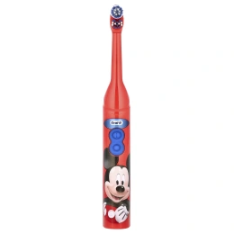 Oral-B, Зубная щетка на батарейках, мягкая, для детей от 3 лет, Disney Junior Mickey, 1 зубная щетка