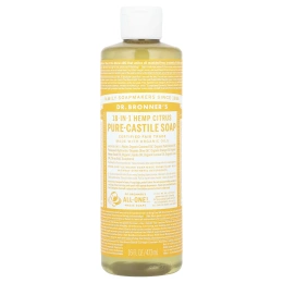 Dr. Bronner's, 18-в-1, конопля, чистое кастильское мыло, цитрусовые, 473 мл (16 жидк. унц.)