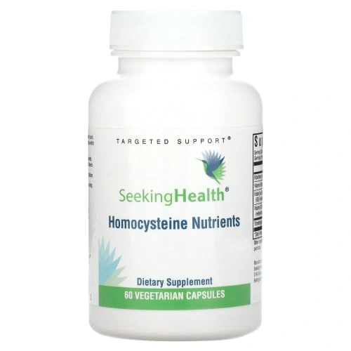 Seeking Health, Homocysteine Nutrients, добавка для поддержания здорового уровня гомоцистеина, 60 капсул