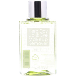 The Face Shop, Herb Day Lip & Eye Makeup Remover, Mild, 4.4 fl oz (130 ml)