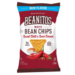 Beanitos, Чипсы из белых бобов, сладкий чили и сметана, 5,5 унции (155 г)