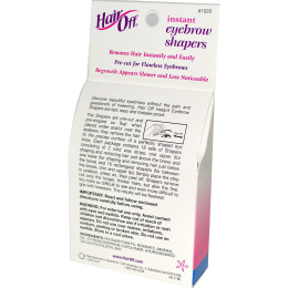 Hair Off, Набор для мгновенного придания формы бровям, 34 шт. в комплекте