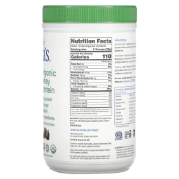 Tera's Whey, Органический сывороточный протеин Темный шоколад 12 унций