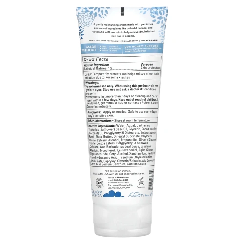 The Honest Company, Soothing Therapy Eczema Cream, 7.0 fl oz (207 ml)
