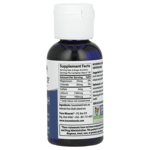 Trace Minerals Research, Оптимальный-pH 1 жидкая унция
