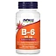 Now Foods B-6 (100 мг) 100 вег капсул