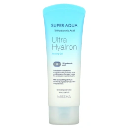 Missha, Super Aqua, Ultra Hyalron, гель-пилинг с гиалуроновой кислотой, 100 мл (3,38 жидк. унций)