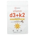 Micro Ingredients, витамины D3 и K2, 240 мягких таблеток