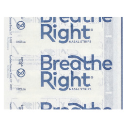 Breathe Right, назальные полоски, чистые, для чувствительной кожи, 26 прозрачных полосок