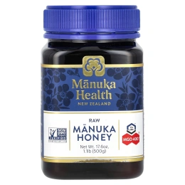 Manuka Health, Мёд манука, 400+ МГО, 1,1 фунта (500 г)