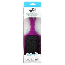 Wet Brush, Paddle Detangler Brush, щетка для легкого расчесывания, пурпурный, 1 шт.