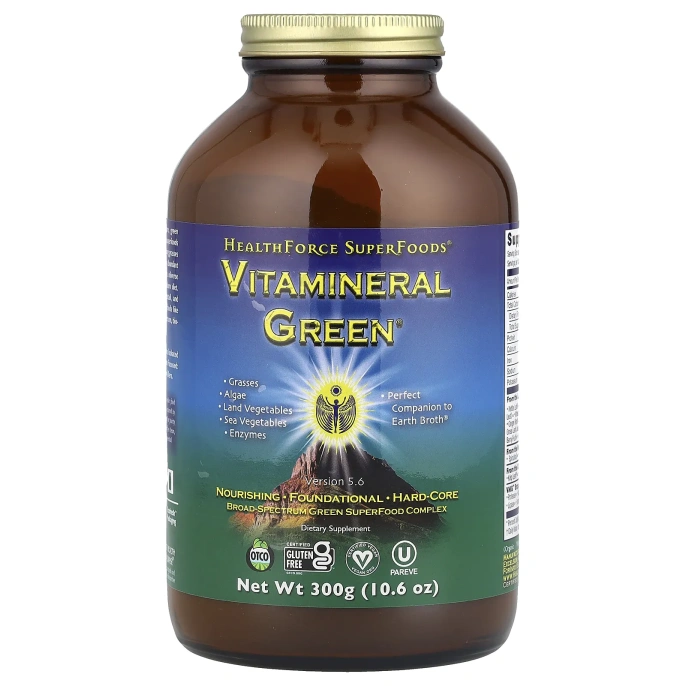 HealthForce Superfoods, Vitamineral Green, версия 5.3, 300 г