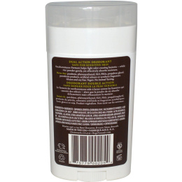 Hugo Naturals, Дезодорант двойного действия, мексиканский лайм и бергамот, 42,5 г