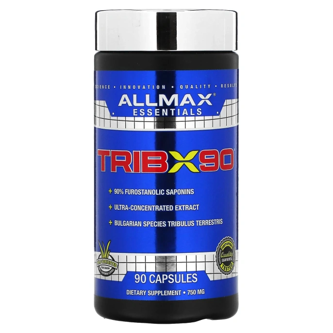 ALLMAX ESSENTIAL TRIBX90, 750 мг, 90 капсул