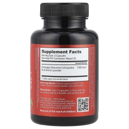 Dragon Herbs, Лимонник, 1500 мг, 100 капсул (500 мг на капсулу)