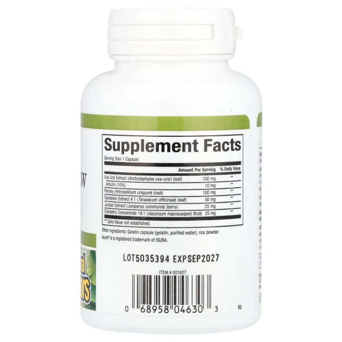 Natural Factors, Средство для улучшения мочеотделения, 90 капсул