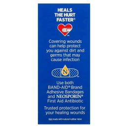 Band Aid, Adhesive Bandages, Flexible Fabric, 100 Assorted Sizes