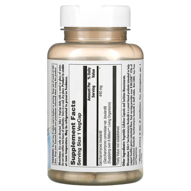KAL, Saccharomyces Boulardii 8 Billion, 60 VegCaps