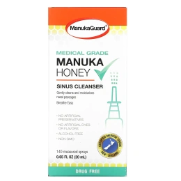 ManukaGuard, Мед манука, медицинский спрей для носа, 20 мл (0,65 жидк. унц.)