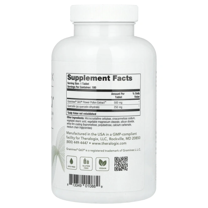 Theralogix, Prostate PQ, 180 таблеток