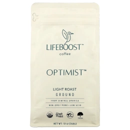 Lifeboost, Кофе, Optimist ™, молотый, легкой обжарки, 340 г (12 унций)