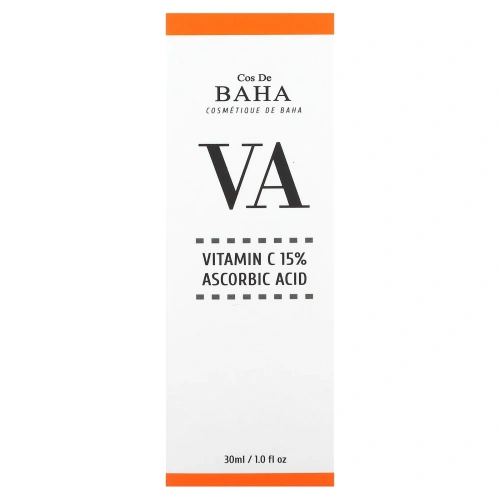 Cos De BAHA, VA, Vitamin C 15% Ascorbic Acid Serum, 1 fl oz (30 ml)
