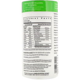 Rainbow Light, Усовершенствованная ферментная система, формула быстрого высвобождения, 180 вегетарианских капсул