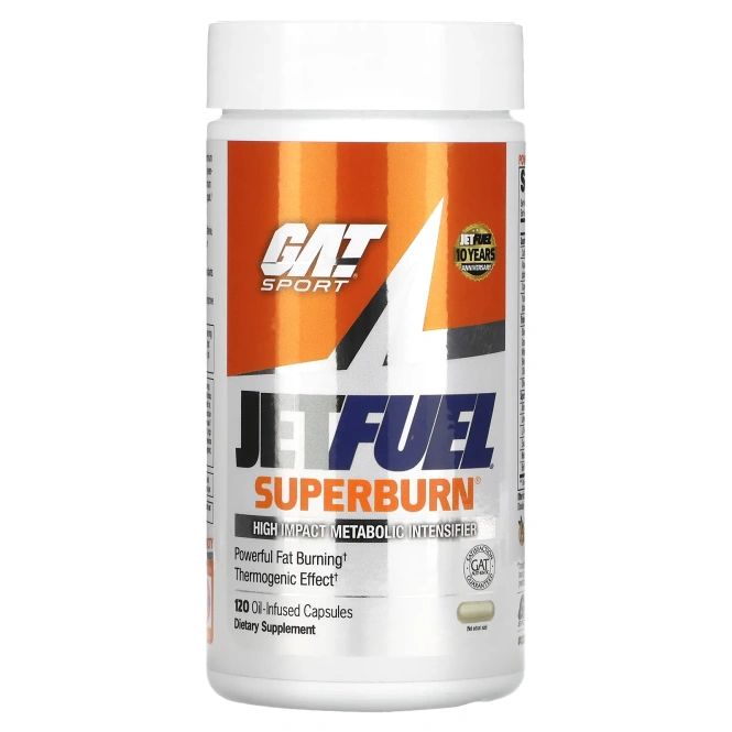 GAT, JetFUEL Superburn, 120 капсул с маслом