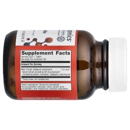 Metagenics, экстракт расторопши, 90 таблеток (112 мг в 1 таблетке)