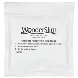 WonderSlim, коктейль из растительных протеинов, со вкусом шоколада, 7 пакетиков по 26 г (0,93 унции)